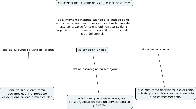 Mapa Conceptual Momento De La Verda Y Ciclo De Servicio 1073